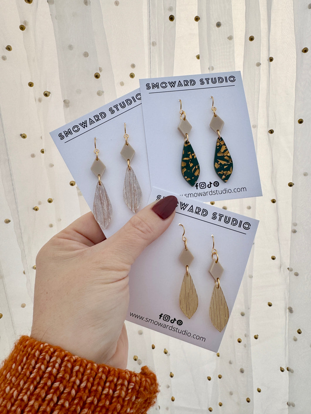 Fall minimalist pendants -three options