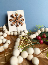 Load image into Gallery viewer, Boho Ornament - Detailed Snowflake
