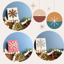 Load image into Gallery viewer, Boho Ornament - Detailed Snowflake

