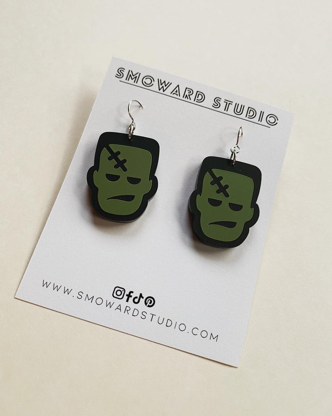 Frankenstein earrings - M O O D